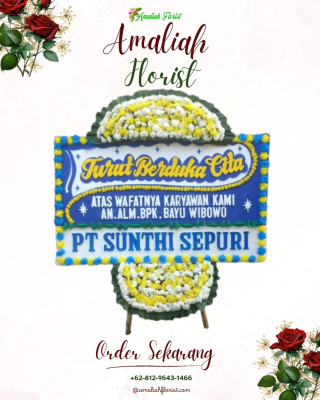 Papan Bunga Duka di Cicendo