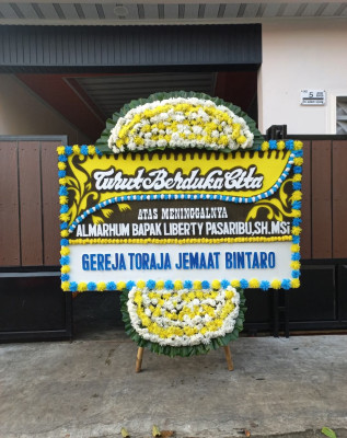 Papan Bunga Duka di Cicendo