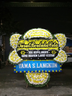 Papan Bunga Duka di Cicendo